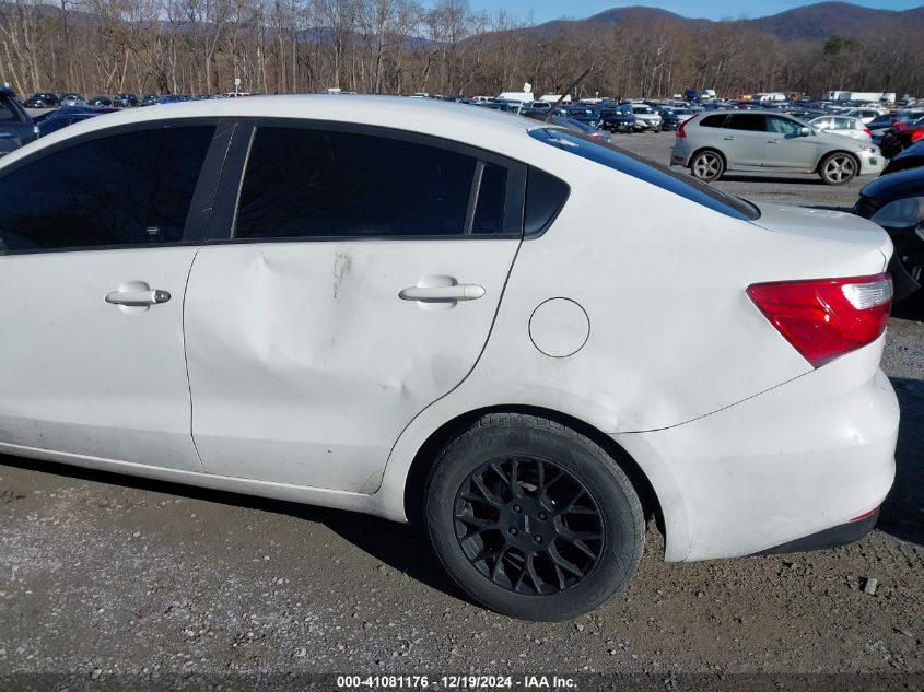 2017 Kia Rio Lx VIN: KNADM4A39H6115742 Lot: 41081176