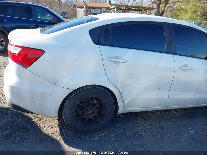 2017 Kia Rio Lx VIN: KNADM4A39H6115742 Lot: 41081176