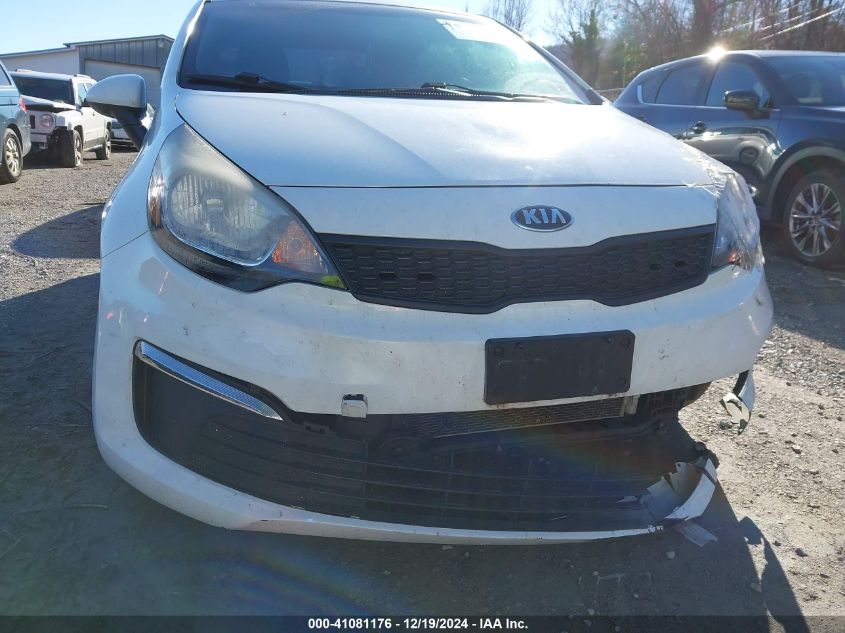 2017 Kia Rio Lx VIN: KNADM4A39H6115742 Lot: 41081176