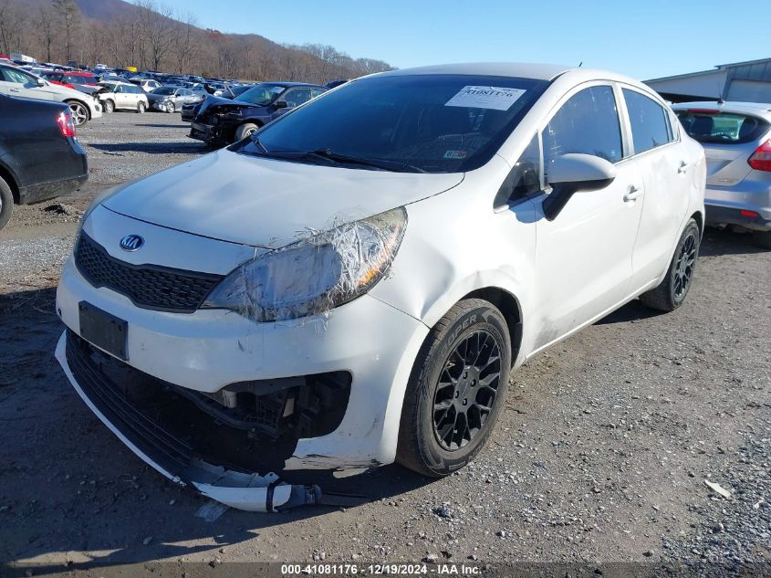 2017 Kia Rio Lx VIN: KNADM4A39H6115742 Lot: 41081176