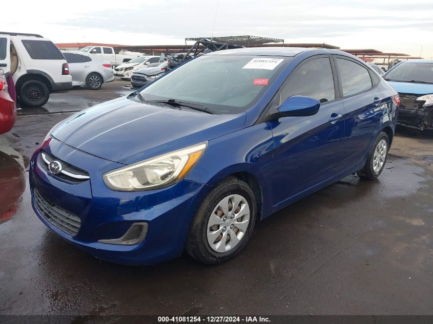 VIN KMHCT4AE4GU114183 2016 Hyundai Accent, SE no.2