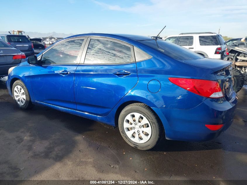 VIN KMHCT4AE4GU114183 2016 Hyundai Accent, SE no.3