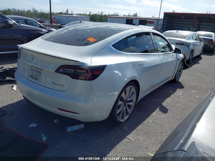 VIN 5YJ3E1EB4JF081781 2018 Tesla Model 3, Long Rang... no.4