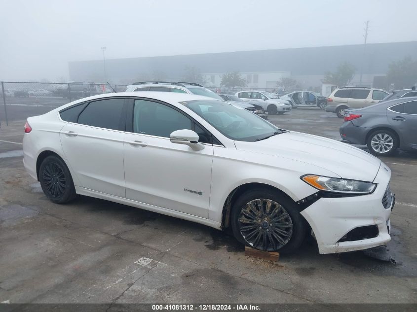 VIN 3FA6P0LU3GR173175 2016 Ford Fusion, Hybrid SE no.1