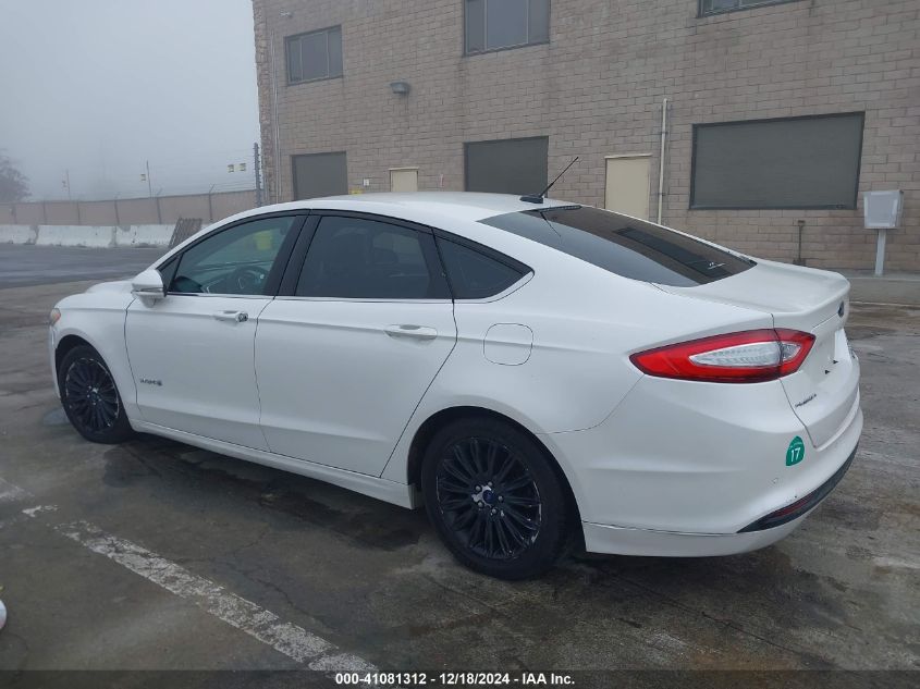 VIN 3FA6P0LU3GR173175 2016 Ford Fusion, Hybrid SE no.3