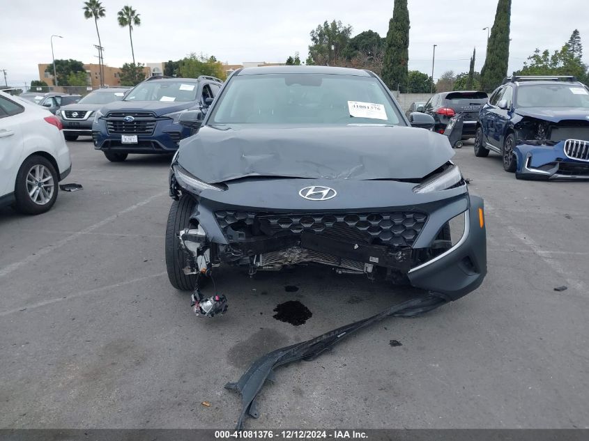 2022 Hyundai Kona Se VIN: KM8K22AB1NU878384 Lot: 41081376