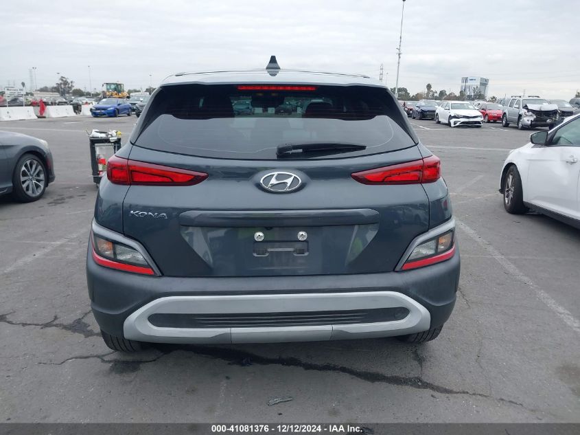 2022 Hyundai Kona Se VIN: KM8K22AB1NU878384 Lot: 41081376