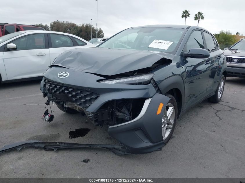 2022 Hyundai Kona Se VIN: KM8K22AB1NU878384 Lot: 41081376