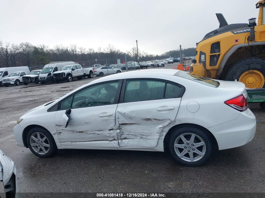 2013 HONDA CIVIC VIN: 19XFB2F50DE202188