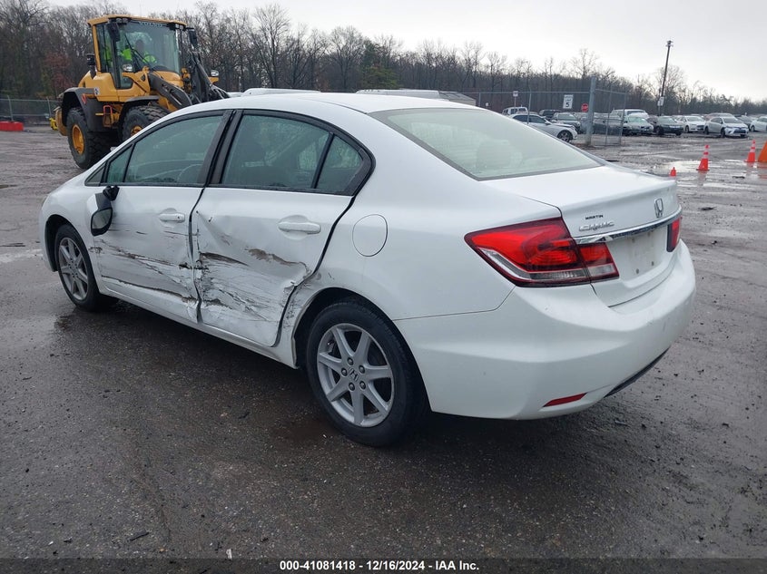 2013 HONDA CIVIC VIN: 19XFB2F50DE202188