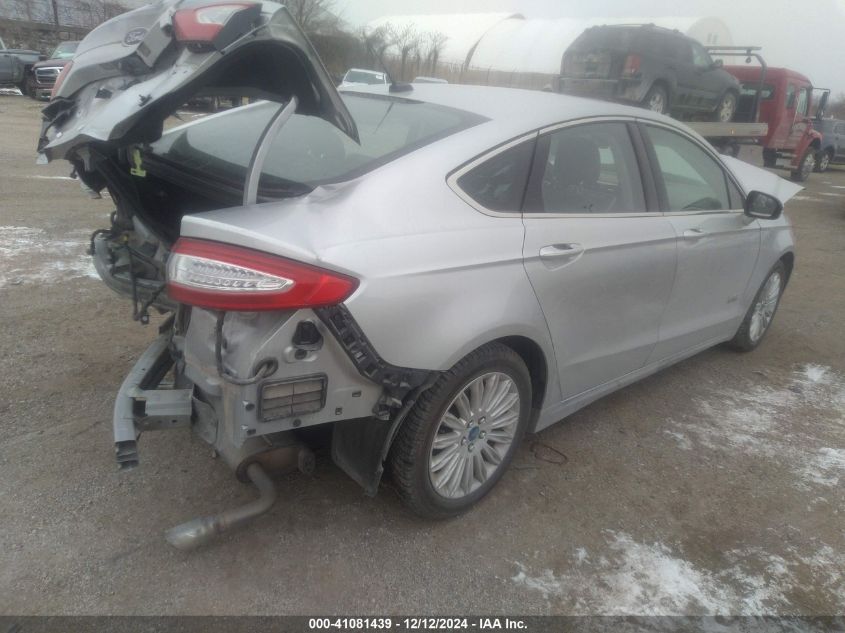 VIN 3FA6P0PU2ER111645 2014 FORD FUSION ENERGI no.4