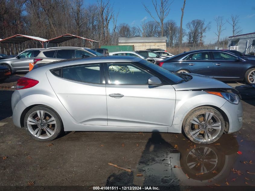 2016 Hyundai Veloster VIN: KMHTC6AD7GU272441 Lot: 41081511