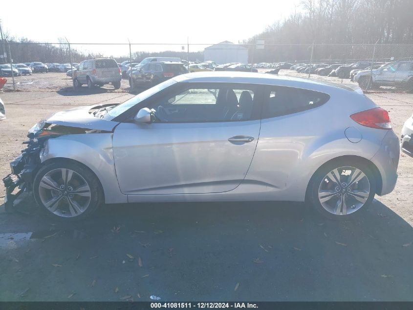 2016 Hyundai Veloster VIN: KMHTC6AD7GU272441 Lot: 41081511