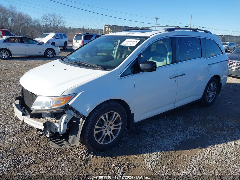 VIN 5FNRL5H65DB083095 2013 Honda Odyssey, Ex-L no.2