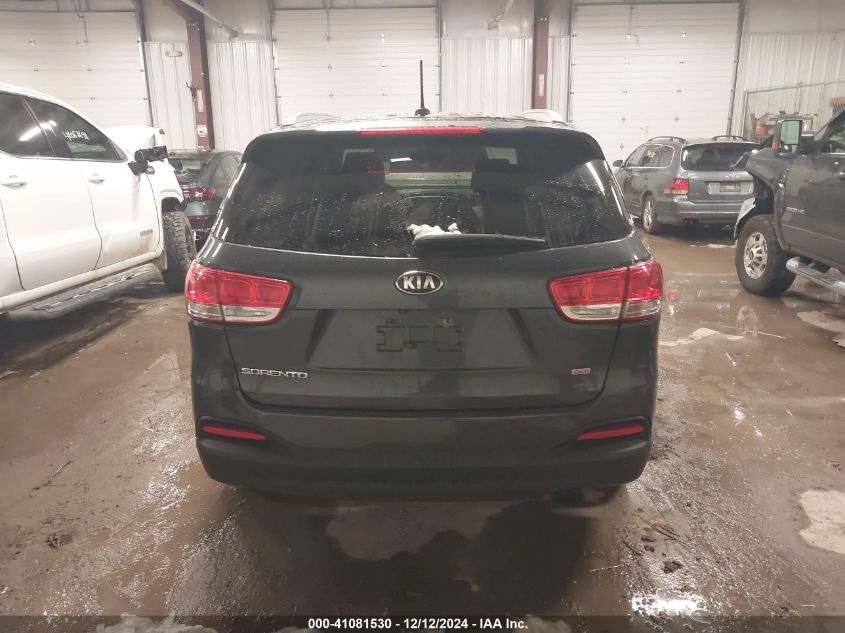 2016 Kia Sorento 2.4L Lx VIN: 5XYPGDA31GG122848 Lot: 41081530