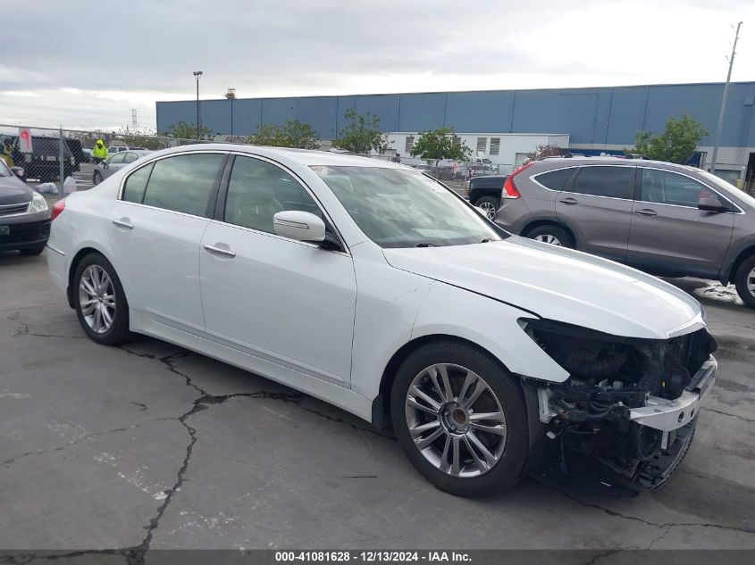 VIN KMHGC4DD9DU237154 2013 Hyundai Genesis, 3.8 no.1