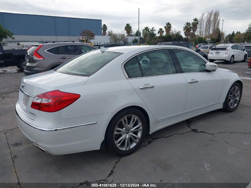 VIN KMHGC4DD9DU237154 2013 Hyundai Genesis, 3.8 no.4