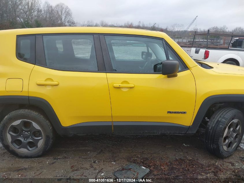 VIN ZACCJBAT9GPC87115 2016 Jeep Renegade, Sport no.13