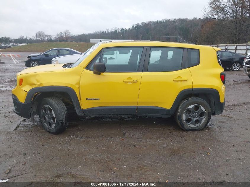 VIN ZACCJBAT9GPC87115 2016 Jeep Renegade, Sport no.14