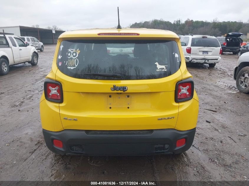 VIN ZACCJBAT9GPC87115 2016 Jeep Renegade, Sport no.16