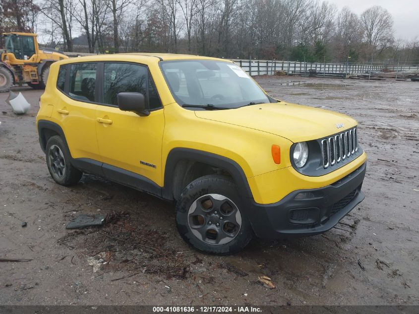 VIN ZACCJBAT9GPC87115 2016 Jeep Renegade, Sport no.1