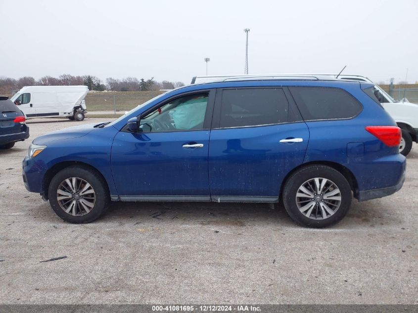 2017 Nissan Pathfinder Sv VIN: 5N1DR2MN4HC671184 Lot: 41081695