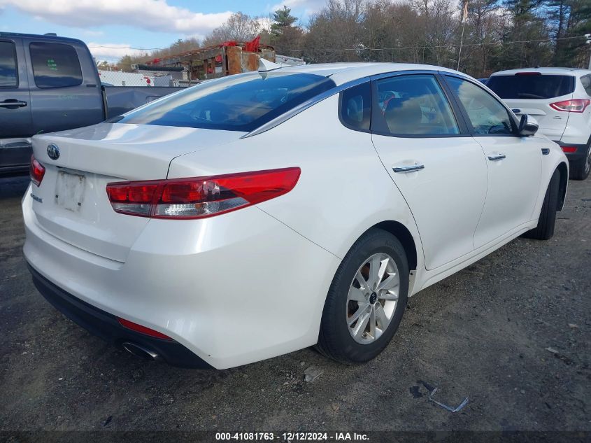 VIN KNAGT4L33G5107086 2016 KIA OPTIMA no.4