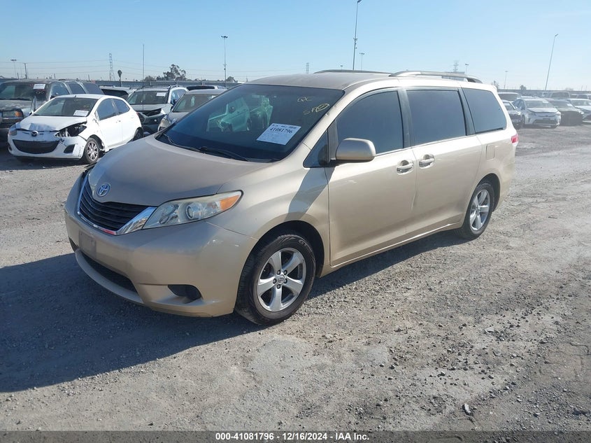 Vin: 5tdkk3dc8cs242125, lot: 41571888, toyota sienna le v6 8 passenger 20122