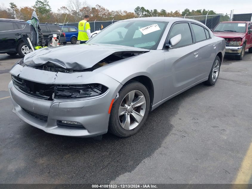 VIN 2C3CDXHGXGH291337 2016 Dodge Charger, Sxt no.2