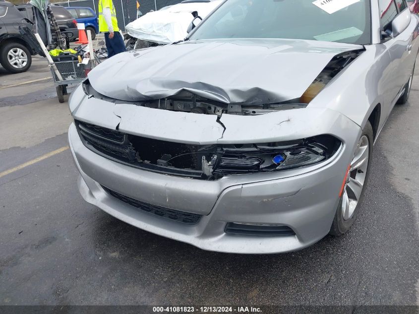 VIN 2C3CDXHGXGH291337 2016 Dodge Charger, Sxt no.6