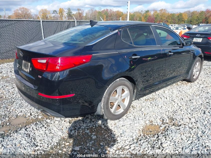 VIN 5XXGM4A77FG501738 2015 KIA OPTIMA no.4