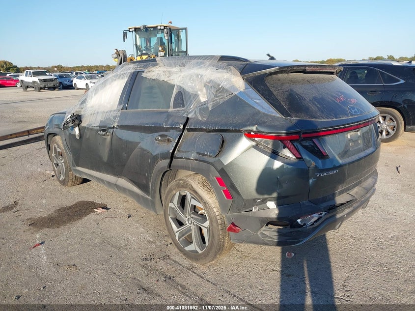 2022 Hyundai Tucson Limited grey suv gasoline 5NMJE3AE8NH074260 photo #4
