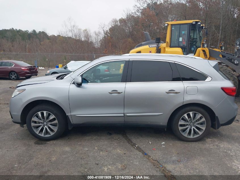 VIN 5FRYD3H48GB021205 2016 ACURA MDX no.14