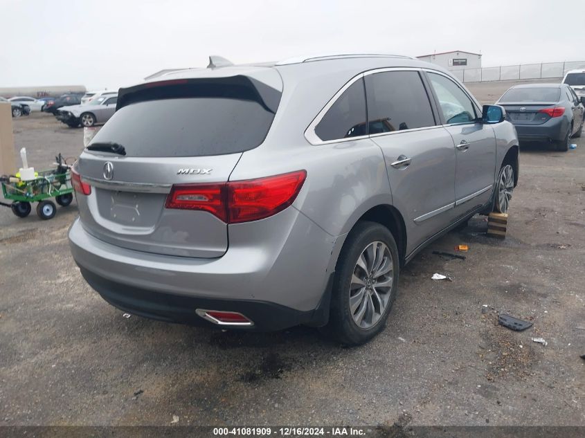 VIN 5FRYD3H48GB021205 2016 ACURA MDX no.4