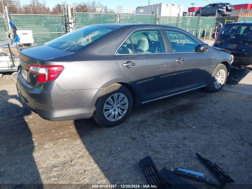 VIN 4T4BF1FK1DR300135 2013 Toyota Camry, LE no.4