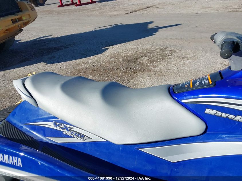 2006 Yamaha Wave Runner Vx 110 Sport VIN: 00000YAMA2623E606 Lot: 41081990