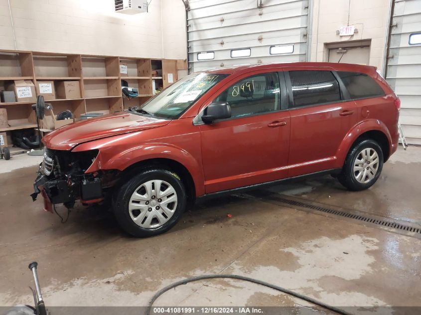 VIN 3C4PDCAB0ET137079 2014 DODGE JOURNEY no.2