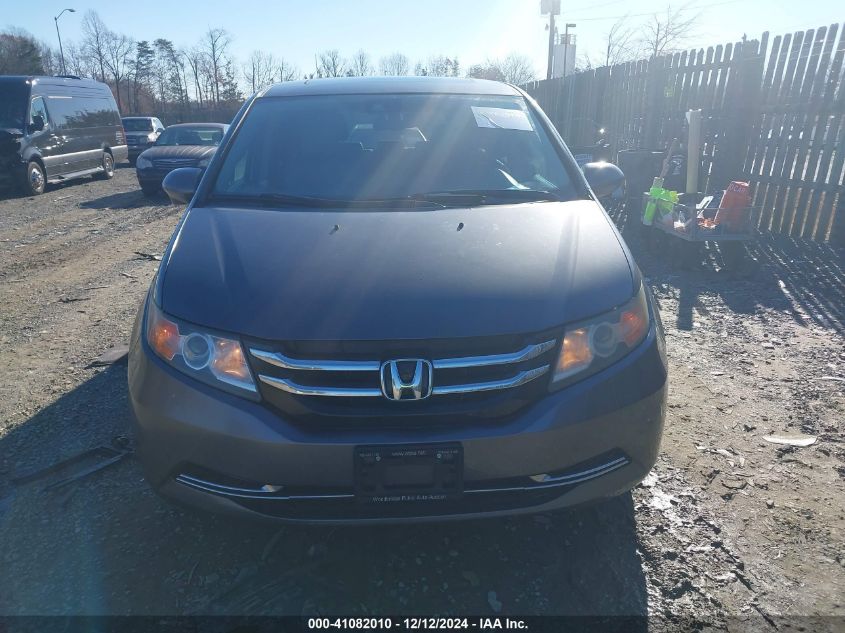 VIN 5FNRL5H65GB028697 2016 Honda Odyssey, Ex-L no.12