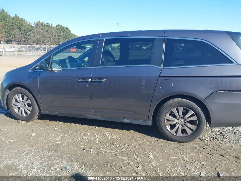 VIN 5FNRL5H65GB028697 2016 Honda Odyssey, Ex-L no.14