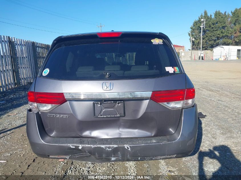 VIN 5FNRL5H65GB028697 2016 Honda Odyssey, Ex-L no.16