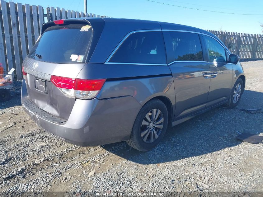 VIN 5FNRL5H65GB028697 2016 Honda Odyssey, Ex-L no.4