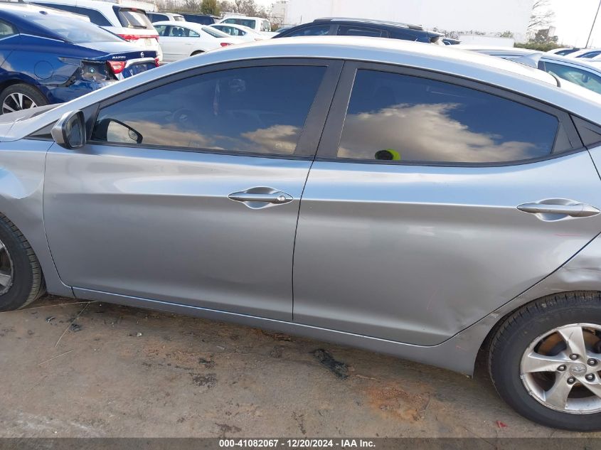 VIN 5NPDH4AEXFH643351 2015 Hyundai Elantra, SE no.14