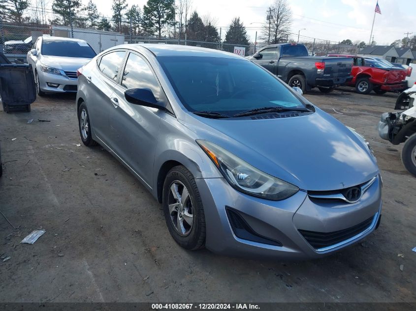 VIN 5NPDH4AEXFH643351 2015 Hyundai Elantra, SE no.1