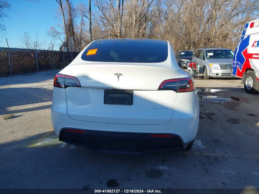 2021 Tesla Model Y Long Range Dual Motor All-Wheel Drive VIN: 5YJYGDEE6MF252806 Lot: 41082127