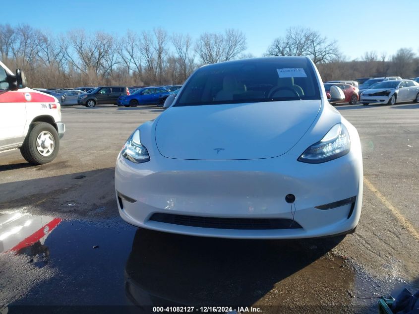 2021 Tesla Model Y Long Range Dual Motor All-Wheel Drive VIN: 5YJYGDEE6MF252806 Lot: 41082127