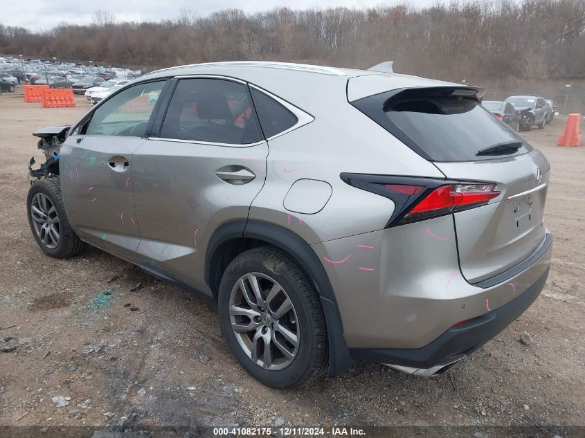 VIN JTJBARBZXG2090324 2016 LEXUS NX 200T no.3