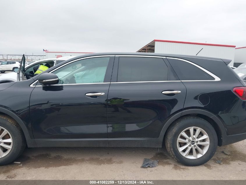 2019 Kia Sorento 3.3L Lx VIN: 5XYPG4A51KG490327 Lot: 41082259