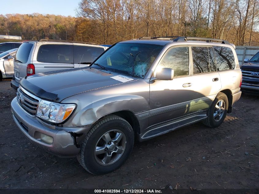 2007 Toyota Land Cruiser V8 VIN: JTEHT05J672103834 Lot: 41082594