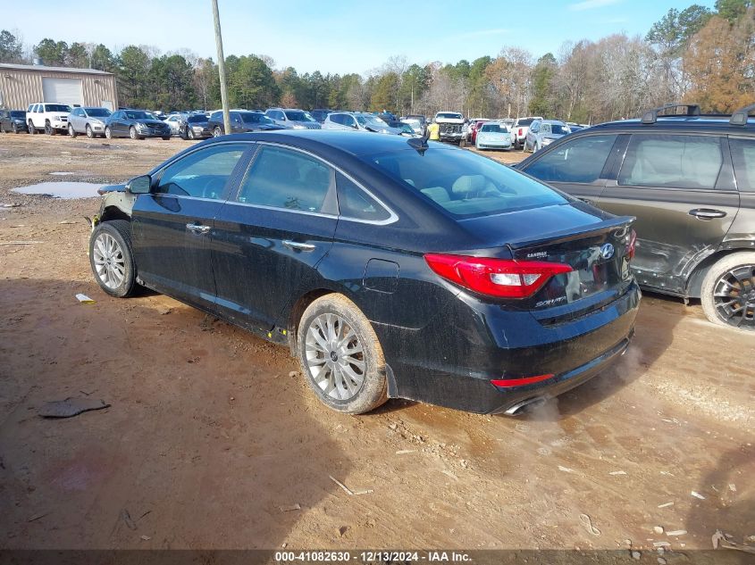 VIN 5NPE34AFXFH158249 2015 Hyundai Sonata, Limited no.3