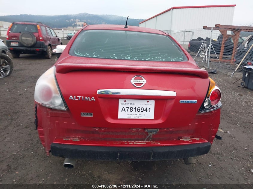 2009 Nissan Altima Hybrid VIN: 1N4CL21EX9C150953 Lot: 41082796